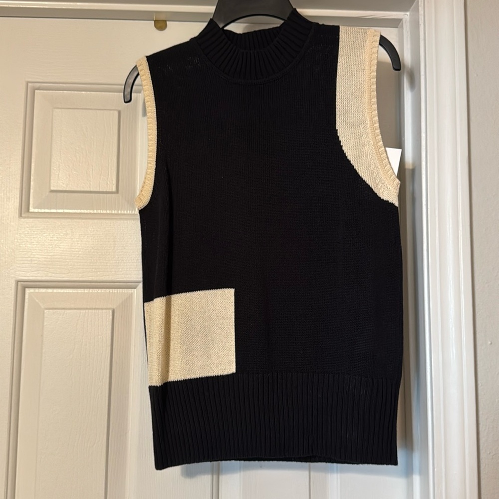 Color Block Turtleneck